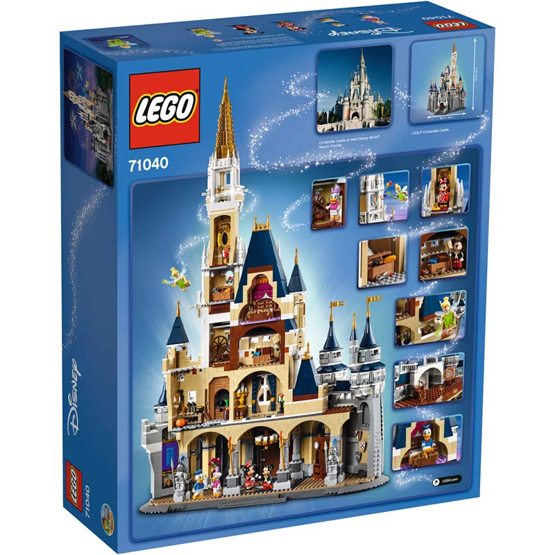 Lego 71040 series Disneyland castle girl toy flagship store official website Li Xian Han Shangyan same paragraph