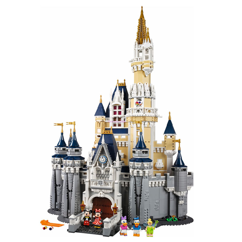 Lego 71040 series Disneyland castle girl toy flagship store official website Li Xian Han Shangyan same paragraph