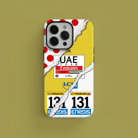 UAE Pogacar Enedis 131 New Motorsport 14, 13, 12 iPhone Case