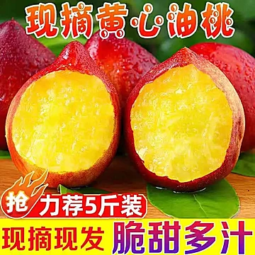 黄心油桃现货新鲜水果应当季孕妇现摘脆甜[30元优惠券]-寻折猪