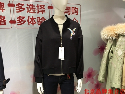 方仕精品女装 90%羊毛+10%锦纶 针织棒球款 双面呢短款大