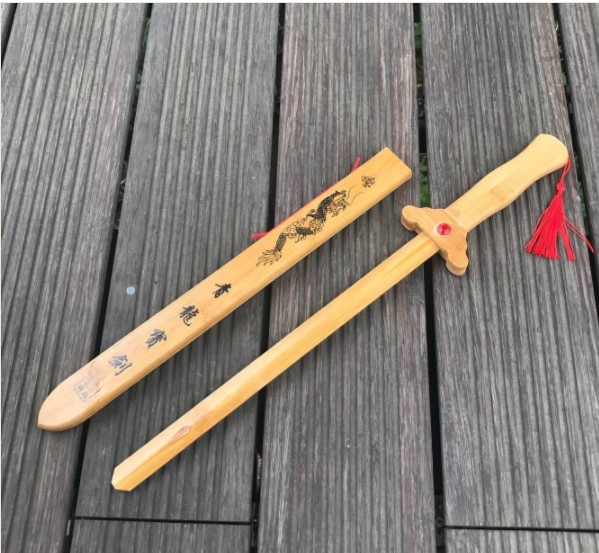 package mail wooden toys for children a wooden dragon sword boy shows bamboo sword sword sword kendo practice sword props