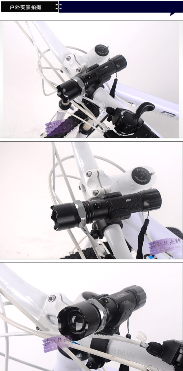 Eclairage pour vélo CREE - phare - Ref 2401766 Image 6