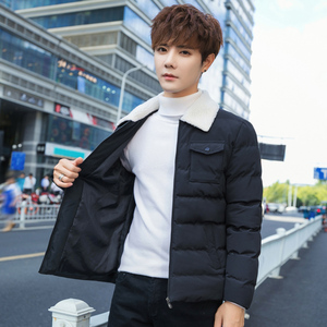 棉衣男士冬季外套韩版青年工装加绒加厚棉服男2018新款保暖棉袄潮