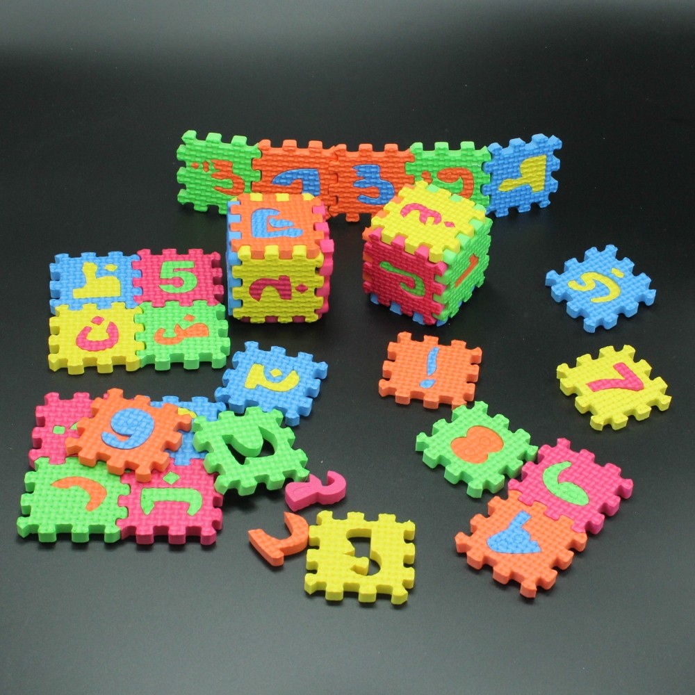 Arabic Spanish Russian Small Language Alphabet Cognitive Puzzle Eva Educational Toys
