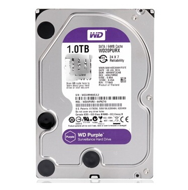 official website licensed wd / western digital wd10purx 1tb purple plate 64m 1t enterprise monitor dvr