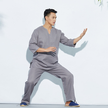 Платье Pu Yu Chunyu Yu Yu мужской хлопчатобумажный костюм йоги большой размер свободный льняной костюм дзэн монашеский костюм сидящий чай