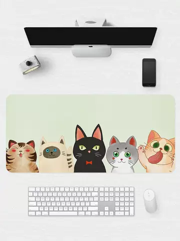 Cartoon Cat Kids – Children's Water Proof Desktop Mousepad