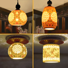 Special promotion for classical Chinese balcony ceiling lights, ceramic hallway chandeliers, foyer, foyer, foyer, lighting fixtures, staircase, corridor lights