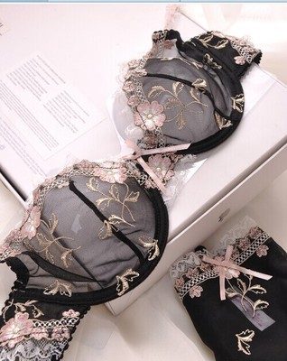 法国大牌 精致刺绣透明超薄蕾丝文胸套装文胸-淘宝网 法国大牌 精致刺绣透明超薄蕾丝文胸套装文胸-淘宝网