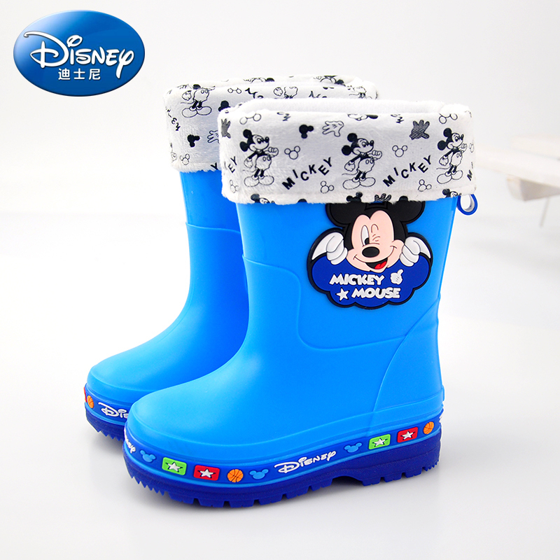 迪士尼正品兒童雨鞋寶寶男童小孩防滑四季通用2-3歲雨靴女童水鞋