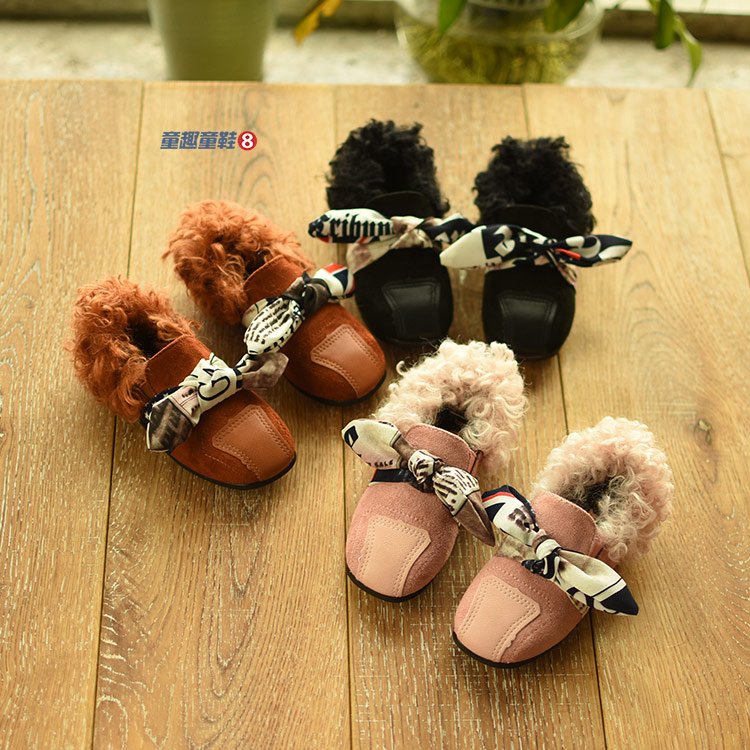 韓版時尚兒童皮鞋女童