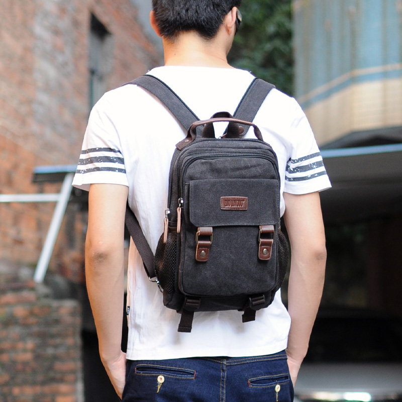 la prime annuelle de petit sac d'épaule des hommes mini sac en toile de la mode coréenne sac à dos de loisirs à bandoulière sac messenger la prime annuelle de petit sac d'épaule des hommes mini sac en toile de la mode coréenne sac à dos de loisirs à bandoulière sac messenger