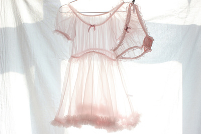 【定w金】【双十一补款】重工网纱泡泡袖一字领连衣裙三角裤套装-淘宝网