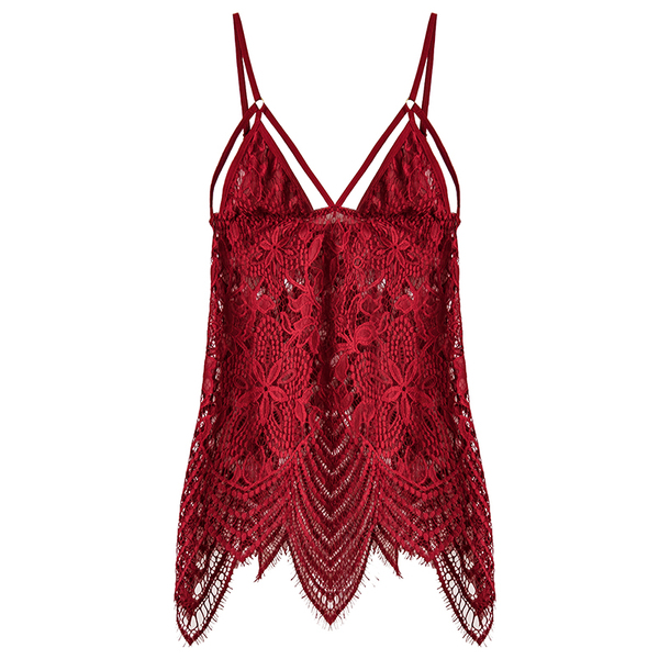 Imported Sleeping One Piece Missy Sexy Red Ray