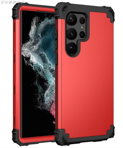 Red — Tough Shockproof Airbag Corner Protection S23, S23 Plus, S23 Ultra Samsung Phone Case