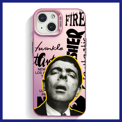 Pink — Mr. Bean Thrasher Niche Original 15, 14, 13, 12, 11 iPhone Case