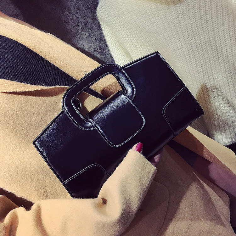 2017新款女包歐美時尚拼接手提包信封包復古百搭單肩鏈條包斜挎包