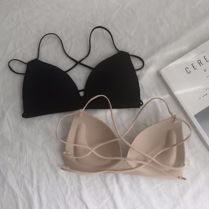 les nouvelles de l'été des femmes de la croix sur le dos d'amérique mince sous les épais non-trace de sous-vêtements sans jantes d'une pièce, soutien-gorge bandeau les nouvelles de l'été des femmes de la croix sur le dos d'amérique mince sous les épais non-trace de sous-vêtements sans jantes d'une pièce, soutien-gorge bandeau