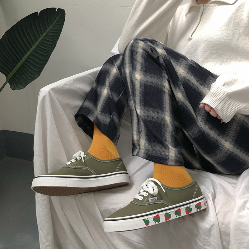 fanny ha produits de fraise chaussures de toile des élèves de sexe féminin dans la version coréenne de ulzzang de la plaque de chaussures vintage port goût de printemps 2019 nouveau chaussures femmes fanny ha produits de fraise chaussures de toile des élèves de sexe féminin dans la version coréenne de ulzzang de la plaque de chaussures vintage port goût de printemps 2019 nouveau chaussures femmes