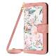 Girls Flower Crossbody Wallets Folio Flip Phone Cases Synthetic Leather iPhone 15, iPhone 14, iPhone 13, iPhone 12, iPhone 11