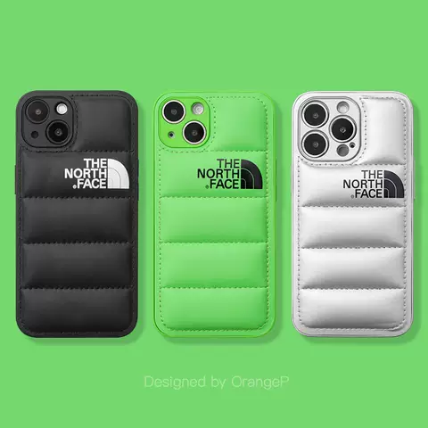 Puffy Puffer Down Jacket Phone Cases Covers The North Face – Trendy Fashionable  iPhone 14, iPhone 13, iPhone 12