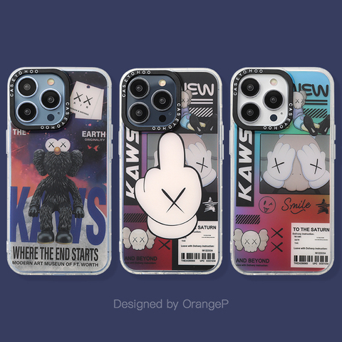 New KAWS Where The End Starts 14, 13, 12 iPhone Case