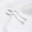 Аэрозольный персиковый сердечник, бело - золотая хвостовая цепь, 1 пряжка омара с открытым кольцом.