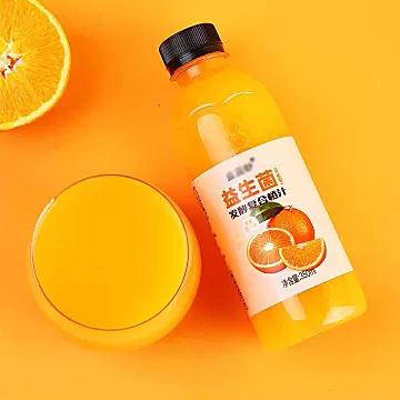 芒果鲜橙果汁饮料6瓶猕猴桃益生菌整箱[40元优惠券]-寻折猪