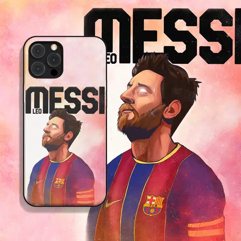 Fan Football Messi Phone Cases Covers iPhone 15, iPhone 14, iPhone 13, iPhone 12, iPhone 11