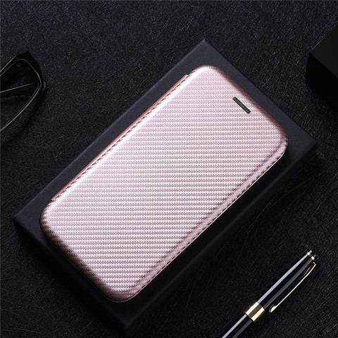 Red — Zenfone 9 Zenfone 9 Carbon Fiber Wallets Folio Flip Synthetic Leather Phone Case