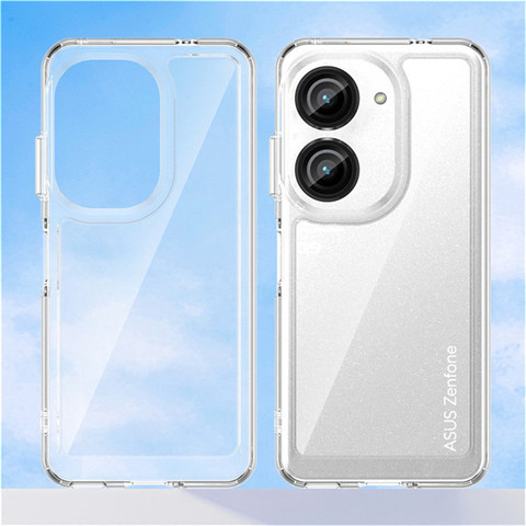 Transparent — Zenfone 9 Zenfone 9 Colorful Hard Soft Phone Case