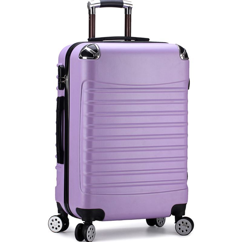 american tourister purple trolley bag