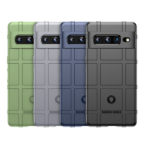 3 Layer Tough Shockproof Matte 7, 7 Pro Google Pixel Phone Case