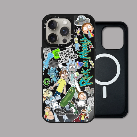 Rick And Morty Mirror MagSafe 15, 14, 13 iPhone Case