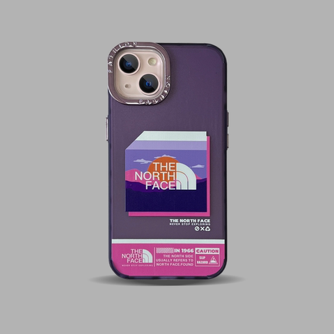 Purple — The North Face New Never Stop Exploring 14, 13, 12 iPhone Case