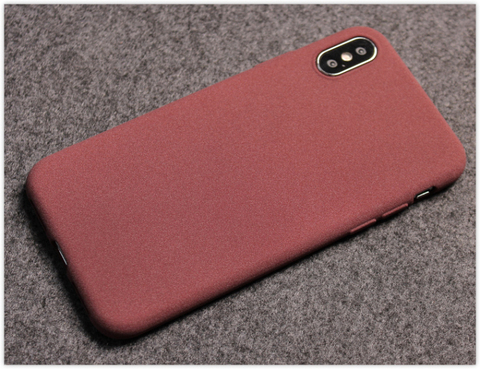 Red — Zenfone 9 Sand Matte Silicone TPU Phone Case