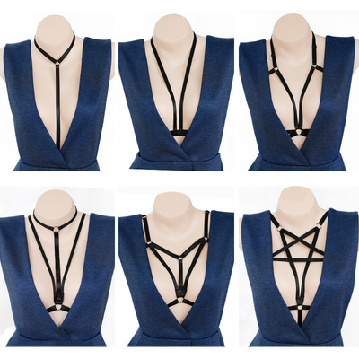 MRS SONG 等你来解绑 春夏女性感线束绑带上衣松紧可调节带文胸女-淘宝网