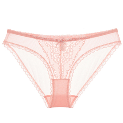 少女美屋性感蕾丝低腰透气透明内裤底档纯棉可爱学生高中生内裤头-淘宝网