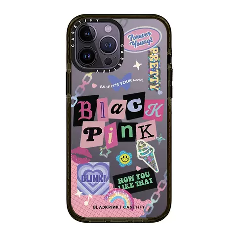 Black Pink Blink New Phone Cases Covers Forever Young Trendy Fashionable iPhone 14, iPhone 13, iPhone 12