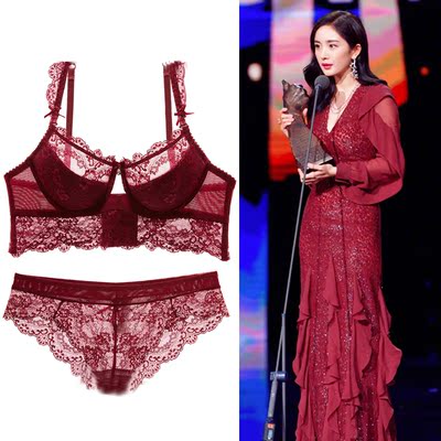 文胸性感套装维多利亚小胸聚拢薄款红色内衣女维密蕾丝胸罩收副乳-淘宝网 文胸性感套装维多利亚小胸聚拢薄款红色内衣女维密蕾丝胸罩收副乳-淘宝网