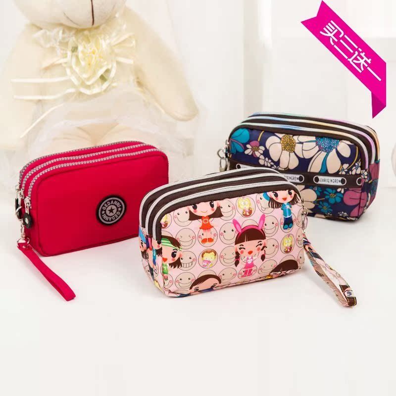toile pochette sac main tenant une petite fleur femelle multi-couche d'embrayage sac hommes sac de terre de femmes portefeuille lady double fermeture éclair en sandwich toile pochette sac main tenant une petite fleur femelle multi-couche d'embrayage sac hommes sac de terre de femmes portefeuille lady double fermeture éclair en sandwich