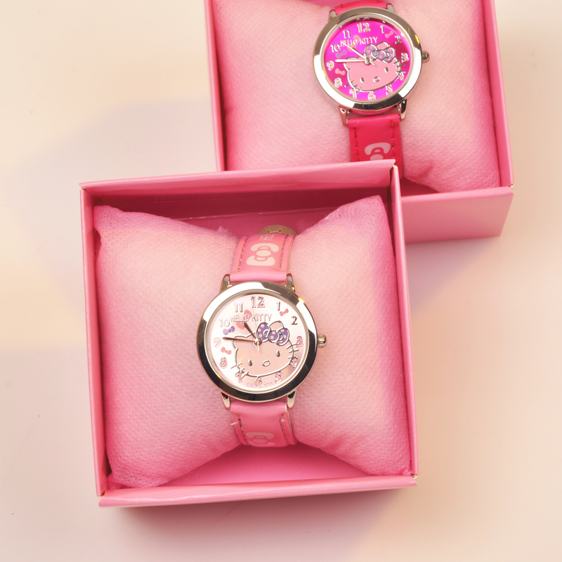 hello kitty兒童手表女韓版學生時尚款2017新款日本女孩女童手表