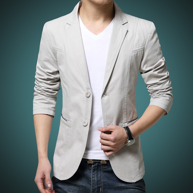 les jeunes slim fit veste de costume mince 2019 printemps et de l'automne des hommes occasionnels de couleur unie en coton lavé petite veste de costume pour hommes occasionnels les jeunes slim fit veste de costume mince 2019 printemps et de l'automne des hommes occasionnels de couleur unie en coton lavé petite veste de costume pour hommes occasionnels