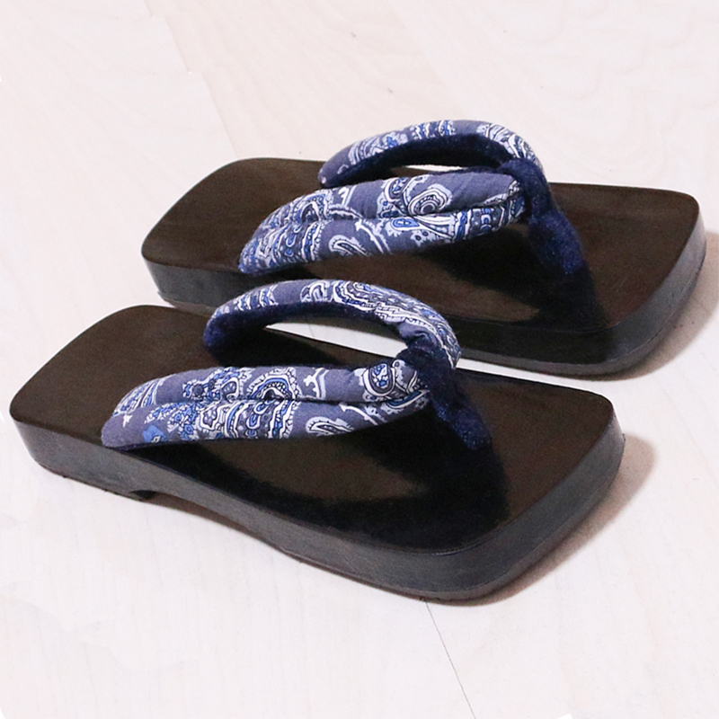 日本式夏季人字木拖鞋