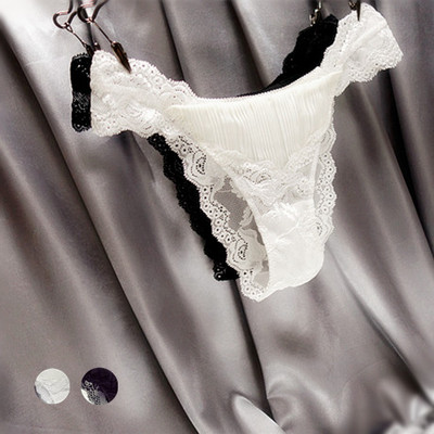 性感内裤女欧美复古公主雪纺镂空蕾丝低腰三角裤情趣火辣诱惑t裤-淘宝网