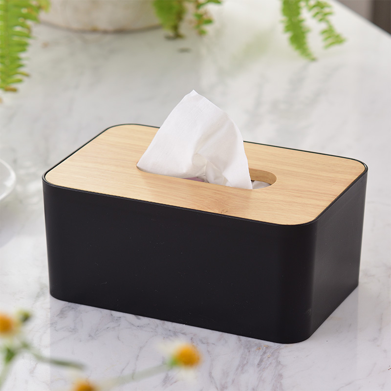 household hotel dining room solid wood cover oak cover tissue box paper extraction box toilet car in northern europe simple tissue box