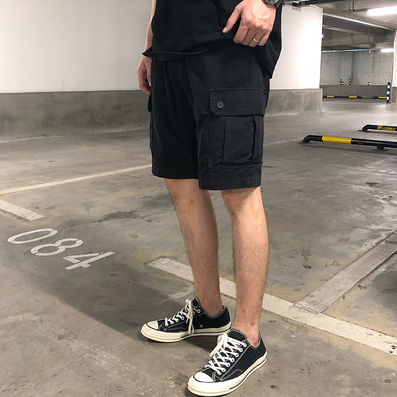 la confusion de m. des hommes en noir en vrac cinq cargo pantalon casual pantalons hommes tendance de la version coréenne de slim fit pantalon la confusion de m. des hommes en noir en vrac cinq cargo pantalon casual pantalons hommes tendance de la version coréenne de slim fit pantalon