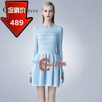 易购特卖 巨式国际专柜正品修身针织秋冬款G5603104连衣裙2880元-淘宝网