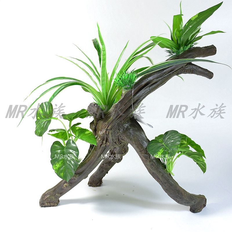 Fish Tank Landscape Simulation Realistic Pure Wood Dry Branch Ornamental Branch Rural Resin Environmental Protection Products Free Shipping